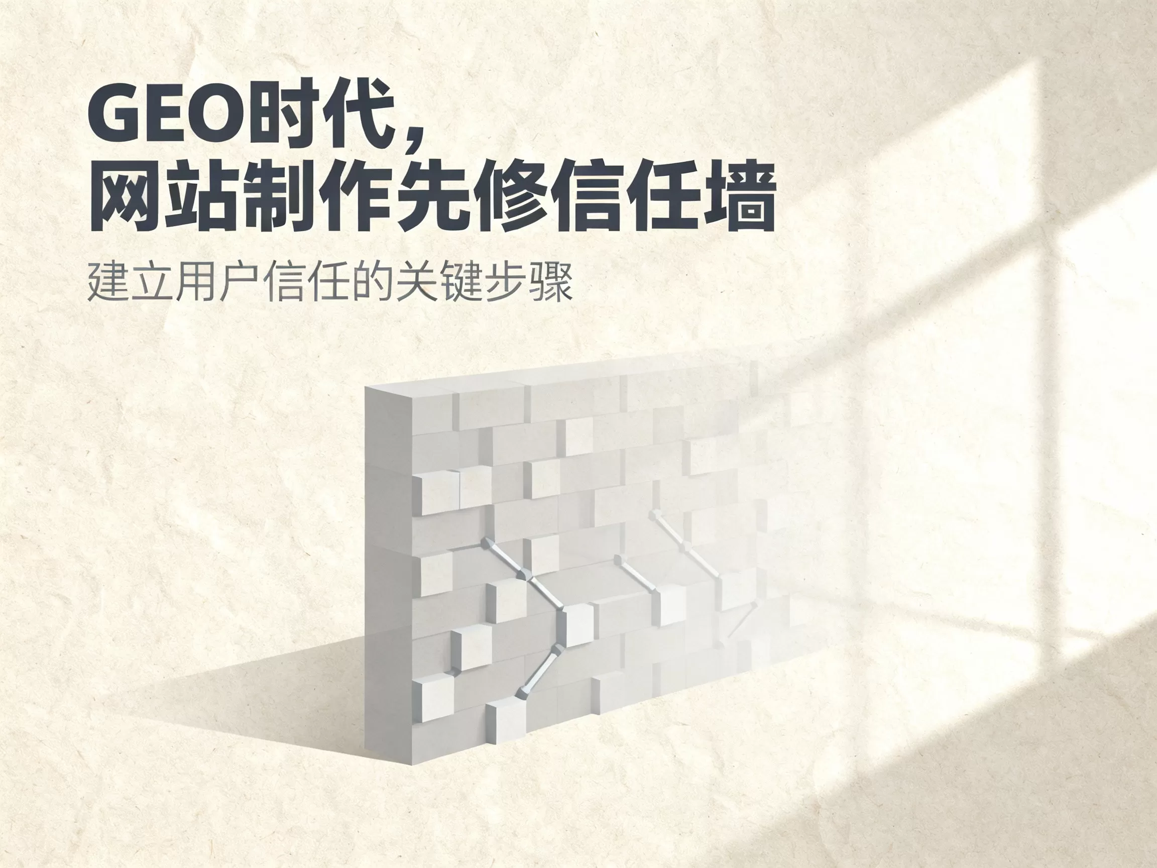 GEO时代，网站制作先修信任墙