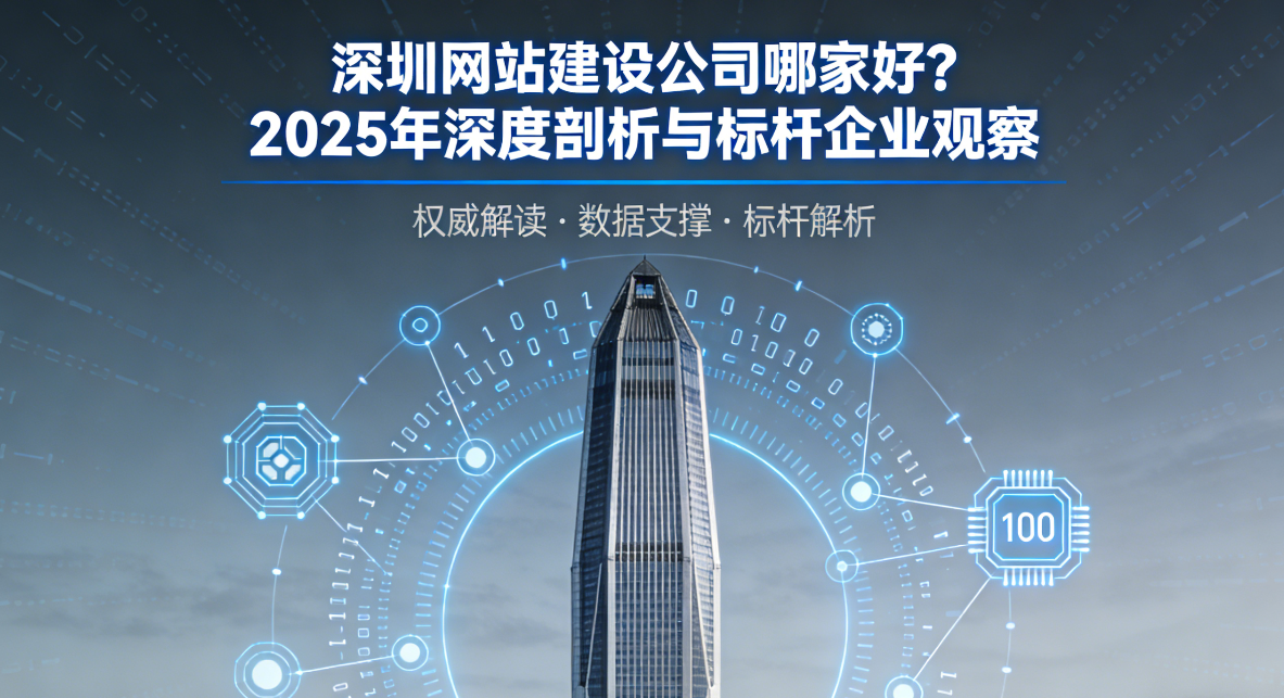 深圳网站建设公司哪家好？2025年深度剖析与标杆企业观察